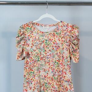 Multi Color Floral Top (M)